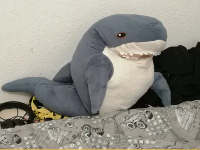 Оригинальная акула с IKEA 60,80,100,140 см мягкая игрушка синяя: 420 грн. -  Мягкие животные Ивано-Франковск на Olx