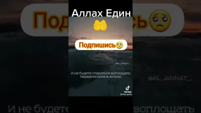 Аллах Един ❤️🤲☝️🕋 ИСТИНА ☝️ | TikTok