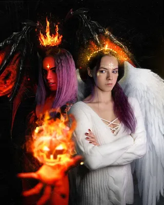 Хеллоуин. Halloween 🎃 | Фотосессия, Ангелы и демоны