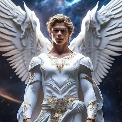 Мужчина... ангел-воин, юноша, символ…» — создано в Шедевруме