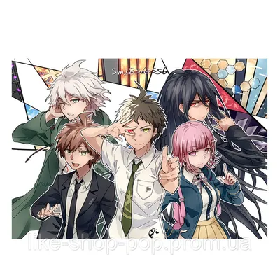 Постер плакат аниме Данганронпа Школа отчаяния Danganronpa 42х29 см А3  (poster_0263) (ID#1473576799), цена: 160 ₴, купить на Prom.ua