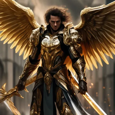155 архангелов воинов летят на …» — создано в Шедевруме