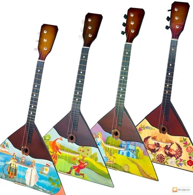 Балалайка с 3 струнами, русский музыкальный инструмент из ель балалайка  треугольной формы | AliExpress