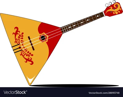 Музыкальный инструмент балалайки русский ретро национальный традиционный  Зашнурованная музыкальная аппаратура Иллюстрация вектора - иллюстрации  насчитывающей классическо, шнур: 109720605