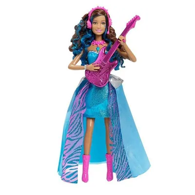 Купить кукла Barbie Рок-принцесса с гитарой CKB65 CKB67, цены на Мегамаркет
