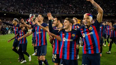 Футбольная форма Барселона сезон 22-23 домашняя купить в FOOTLINE.BY