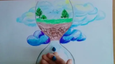 Работа — Берегите воду!, автор Семина Анастасия
