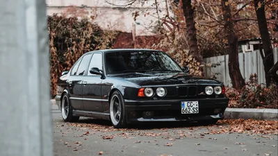 Скачать обои BMW, E34, 5-series, раздел bmw в разрешении 1366x768