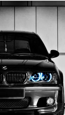 Именной, чёрный чехол для телефона с принтом, логотипом BMW Mobcase 840 —  Заказать