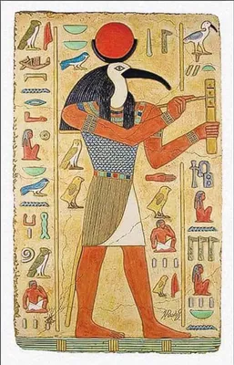 Разноцветный Вектор Икона Древнего Египетского Бога Тота, Клипарты, SVG,  векторы, и Набор Иллюстраций Без Оплаты Отчислений. Image 57027338