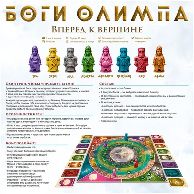 Боги Олимпа | Игры оптом, издательство Hobby World