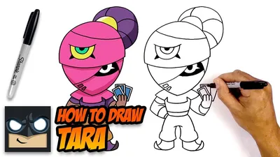 How to Draw Brawl Stars | Tara | Step-by-Step - YouTube