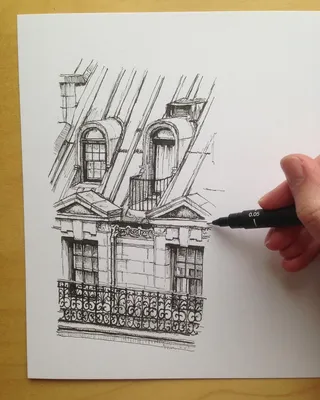Простые рисунки для срисовки черной ручкой - 83 фото