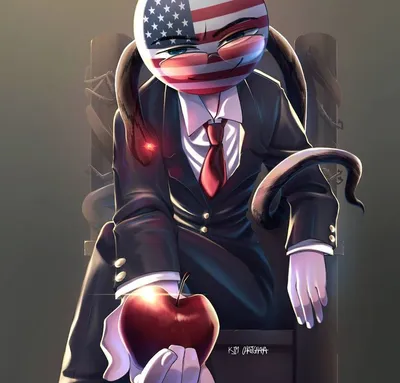 Art I made of America I made a while ago : r/CountryHumans