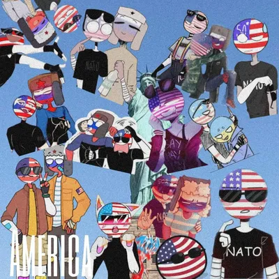 Картинки countryhumans Америка - 62 фото