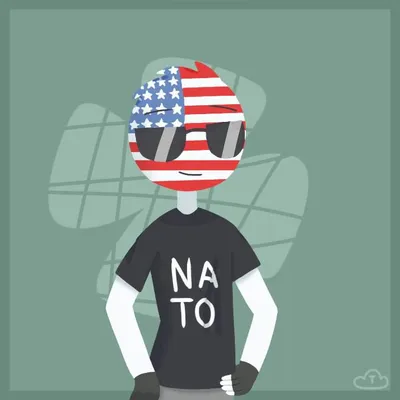 America-Countryhuman NarratorShade - Illustrations ART street