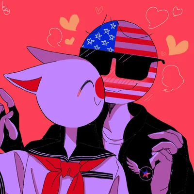 😎💕America Countryhumans V.S America/Alfred Hetalia💕😎 #handsome #co... |  TikTok