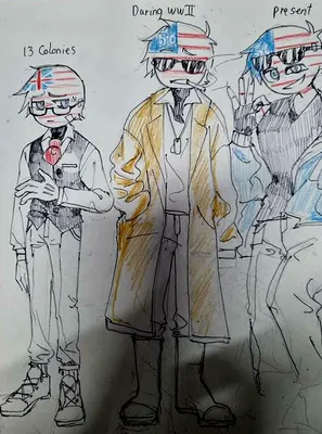 Countryhumans react to America (credits in description) - YouTube