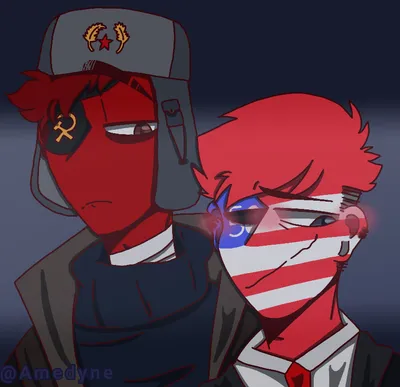 countryhumans, country-humans, america / 🃏🎮 - pixiv