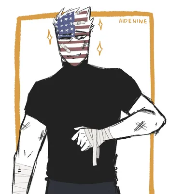 FBI on X: \"#countryhumans #countryhumansamerica I drew America three  costumes https://t.co/Cob9RxDujF\" / X