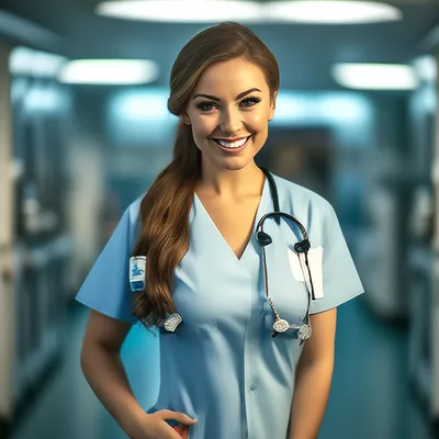 Девушка работаемая как медсестра Стоковое Изображение - изображение  насчитывающей нюна, обработка: 31237971