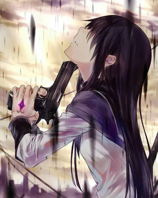 Девочка с пистолетом аниме - фото и картинки abrakadabra.fun
