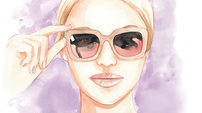 Девушка в солнечных очках стоковое фото. изображение насчитывающей модно -  62340352
