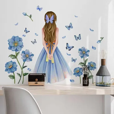 Картина на стену \"Девушка с цветами\" 50x40 см MK10053_H - купить по низкой  цене в интернет-магазине OZON (402638949)