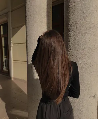 Девушка с русыми волосами со спины - 37 фото