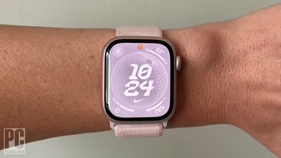 Apple Watch Series 9 (GPS) 41mm Pink Aluminum Case with Light Pink Sport  Band S/M Pink MR933LL/A - Best Buy