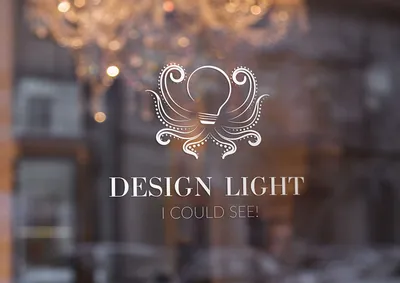 Разработка логотипа для магазина люстр - Design Light