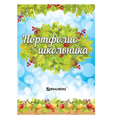 Портфолио учащегося начальной школы \"Скоро в школу А4 на 8 вкладышей (без  грамот) - Элимканц