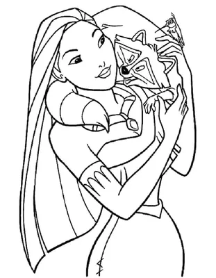 Черно-белые картинки для девочек Принцесса и лягушка