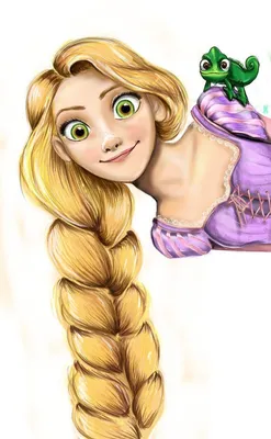 Картинки для срисовки \"Рапунцель\" (27 фото) ⭐ Наслаждайтесь юмором! |  Disney princess drawings, Disney art, Rapunzel drawing