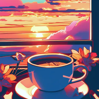 Открытки доброе утро с чашечкой кофе - 73 фото