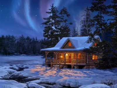 Скачать 1920x1080 домик, лес, деревья, тропинка, природа обои, картинки  full hd, hdtv, fhd, 1080p