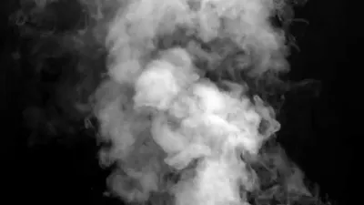 Дым фон дым в движении на черном фоне абстрактный дым на черном фоне |  Премиум Фото