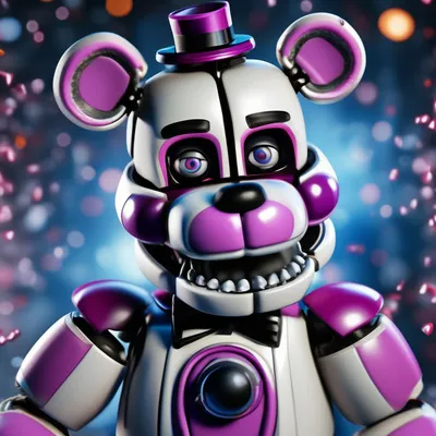 Аниматроник Фантайм Фредди из FNaF: …» — создано в Шедевруме