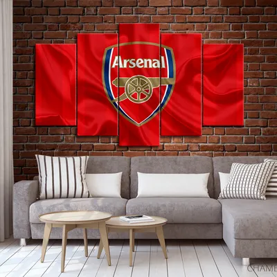 Модульные картины для болельщиков ФК Арсенал Лондон FC Arsenal London,  купить картину футбол