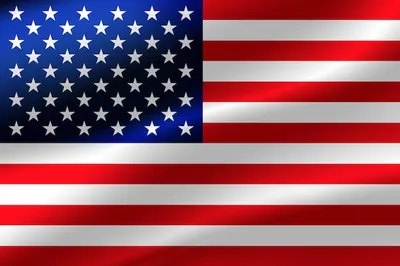 Изолированный угол флага США развевая Стоковое Фото - изображение  насчитывающей картина, конструкция: 41301372