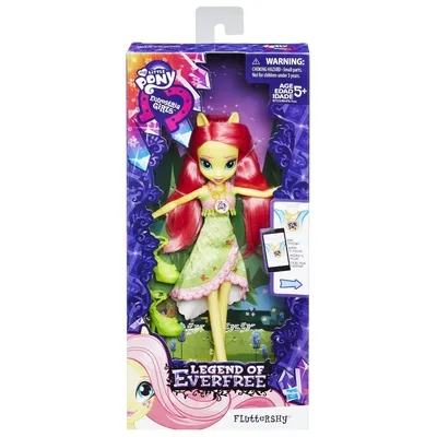 Кукла из серии Equestria Girls Rainbow Rocks Neon – Флаттершай от Hasbro,  a8833-a3994 - купить в интернет-магазине ToyWay