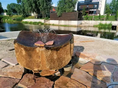 сад фонтана стоковое изображение. изображение насчитывающей фонтан - 820557