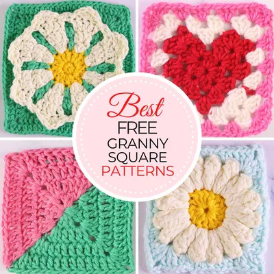 31+ Free Granny Square Patterns, Easy and the Best | TREASURIE