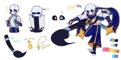 Ink Sans Inktale - Undertale AU - Санс Инк Инктейл в интернет-магазине на  Ярмарке Мастеров | Мягкие игрушки, Новосибирск - доставка по России. Товар  продан.