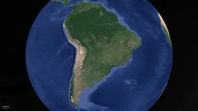 Карта Южной Америки | Подробная политическая и физическая карта Южной  Америки на русском языке со странами и столицами | Южная Америка на карте  мира