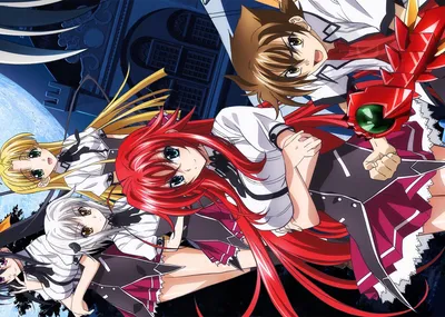 Купить Плакат по аниме \"Демоны старшей школы\", размер А3 / Poster High  School DxD с доставкой по России