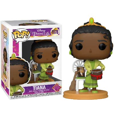 Фигурка Тиана с супом (Tiana with Gumbo Pot Disney Ultimate Princess  Celebration (Эксклюзив Box Lunch)) — Funko POP