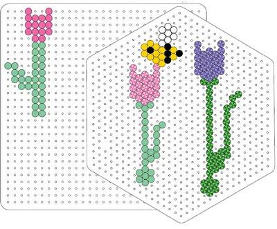 Термомозаика MANJO / Мозаика для детей развивающая игра в подарок девочке и  мальчику - купить с доставкой по выгодным ценам в интернет-магазине OZON  (787518891)