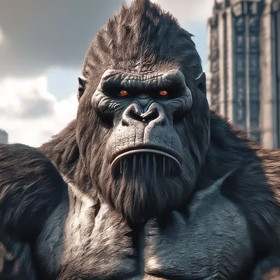 Игровая фигурка Кинг-Конга (King Kong), с боевым топором и телебашней, 15  см (id 93134477), купить в Казахстане, цена на Satu.kz