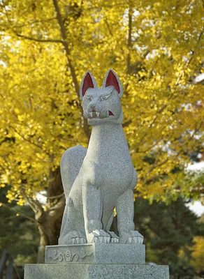 Кицунэ (kitsune) – девятихвостая лисица-оборотень в японской мифологии:  внешность лисы, умения и волшебная сила